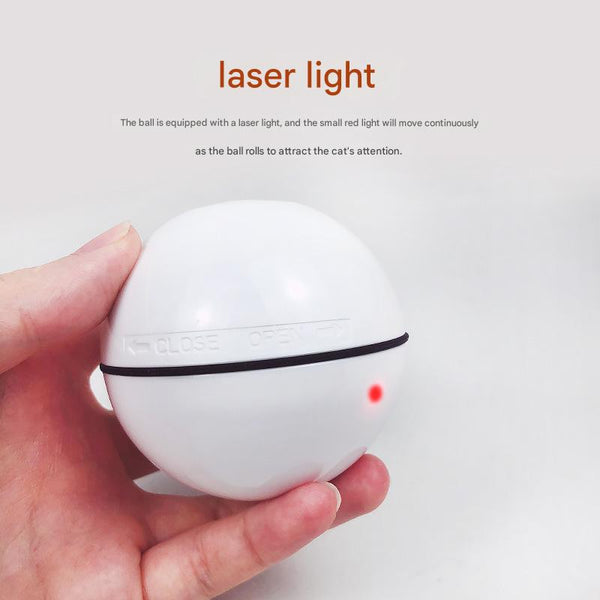 Smart Usb Rechargeable Pet Interactive Rolling Ball(Pink) Dog Toys