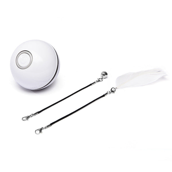 Smart Usb Rechargeable Pet Interactive Rolling Ball(Pink) Dog Toys