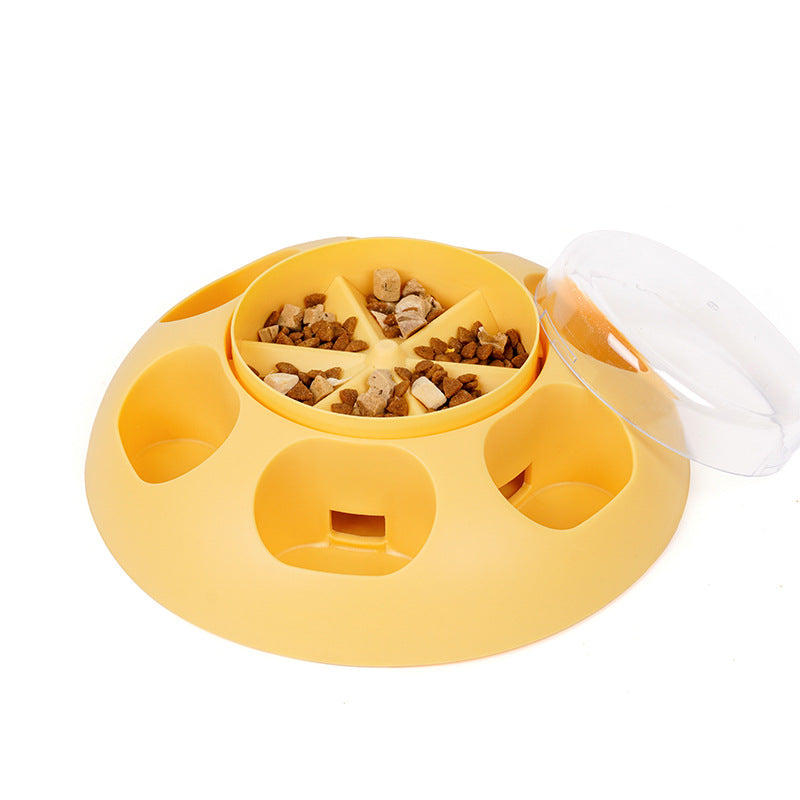 Interactive Pet Slow Feeder & Puzzle Toy Press Dispense Food Improves Digestion(Green) Packing Organisers
