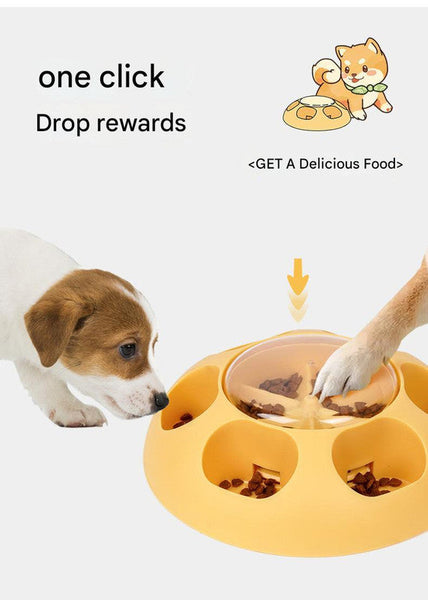 Interactive Pet Slow Feeder & Puzzle Toy Press Dispense Food Improves Digestion(Green) Packing Organisers