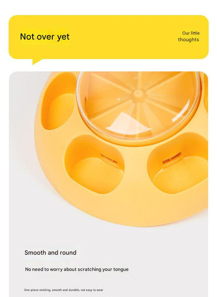 Interactive Pet Slow Feeder & Puzzle Toy Press Dispense Food Improves Digestion(Green) Packing Organisers