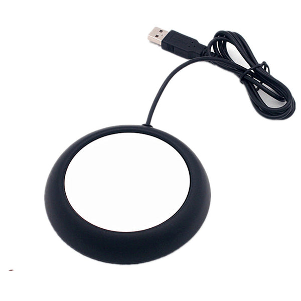 Usb Cup Warmer Wood Grain Electric Beverage Heater For Desk Office Home Other Kitchen Gadgets