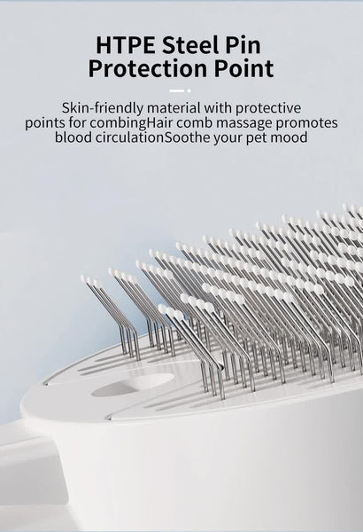 Pink Rechargeable Pet Grooming Brush With Uvc Sterilizer & Mist Spray Dog Grooming