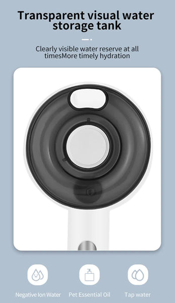 Pink Rechargeable Pet Grooming Brush With Uvc Sterilizer & Mist Spray Dog Grooming