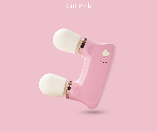 Whitedual Head Mini Massager 5 Modes Quiet Operation Usb C Rechargeable Massagers