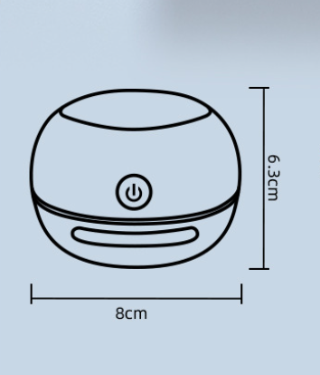 Blue Cordless Tabletop Crumb Sweeper Usb Rechargeable Mini Vacuum For Desk Vacuum Cleaners