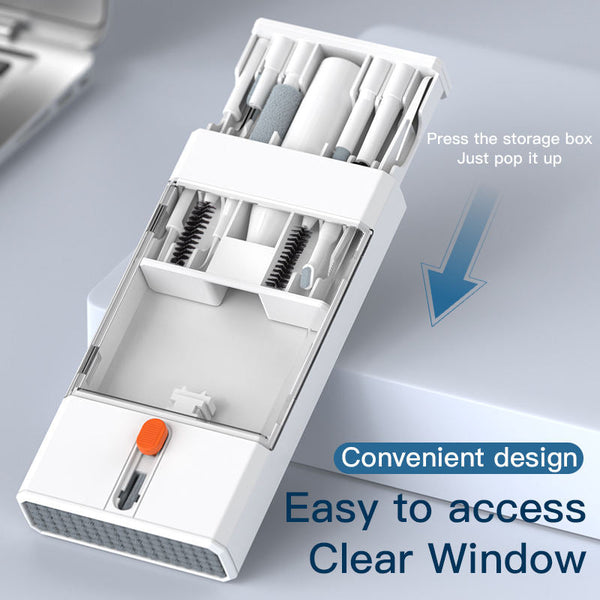 White 22 In 1 Electronics Cleaning Kit For Keyboards Airpods Laptops Cell Phones Cameras Cleaning Equipment & Kits