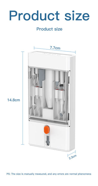White 22 In 1 Electronics Cleaning Kit For Keyboards Airpods Laptops Cell Phones Cameras Cleaning Equipment & Kits