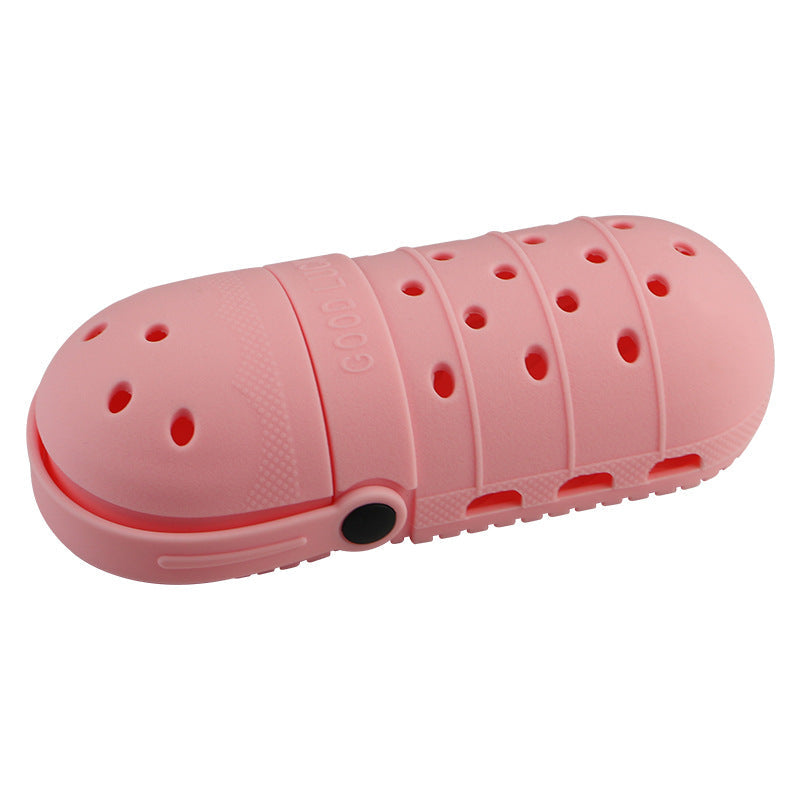 2 Pcs Pink Cute Clog Shaped Pen Holder For Desk Organization Pen Holders