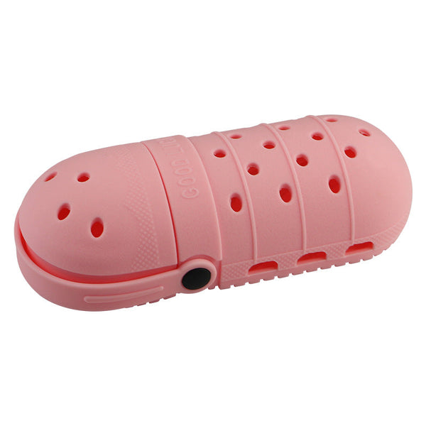 2 Pcs Pink Cute Clog Shaped Pen Holder For Desk Organization Pen Holders