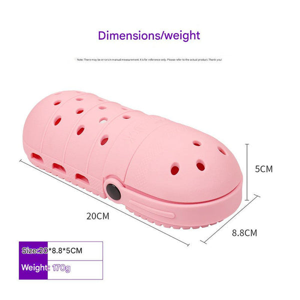 2 Pcs Pink Cute Clog Shaped Pen Holder For Desk Organization Pen Holders