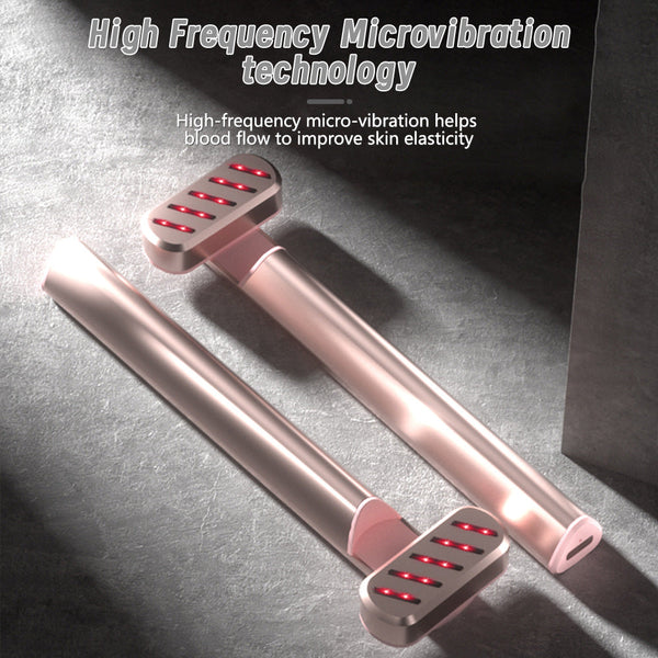 Rose Gold Anti Aging Eye Care Device 42C Heat Red Light High Frequency Vibration Other Health Care