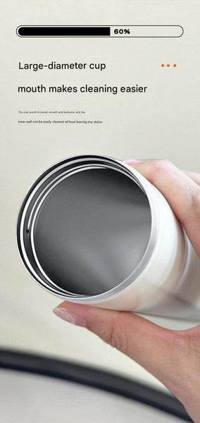 Mini Insulated Coffee Cup 316 Stainless Steel Portable And Stylish Silver Drink 300Ml + Brush Vacuum Flasks & Mugs