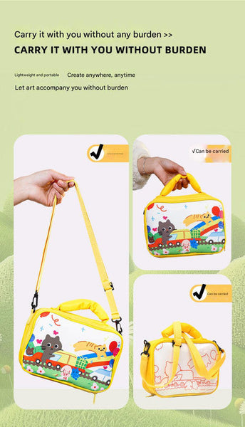 36 Colour Kids Double Layer Marker Set With Carry Case Portable Art Supply Organizer Bag Art Pens & Markers