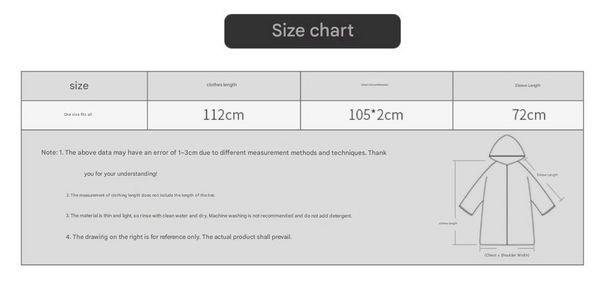 Sea Blue Stylish Waterproof Raincoat Poncho Long Packable For Outdoor Travel Hiking Raincoats