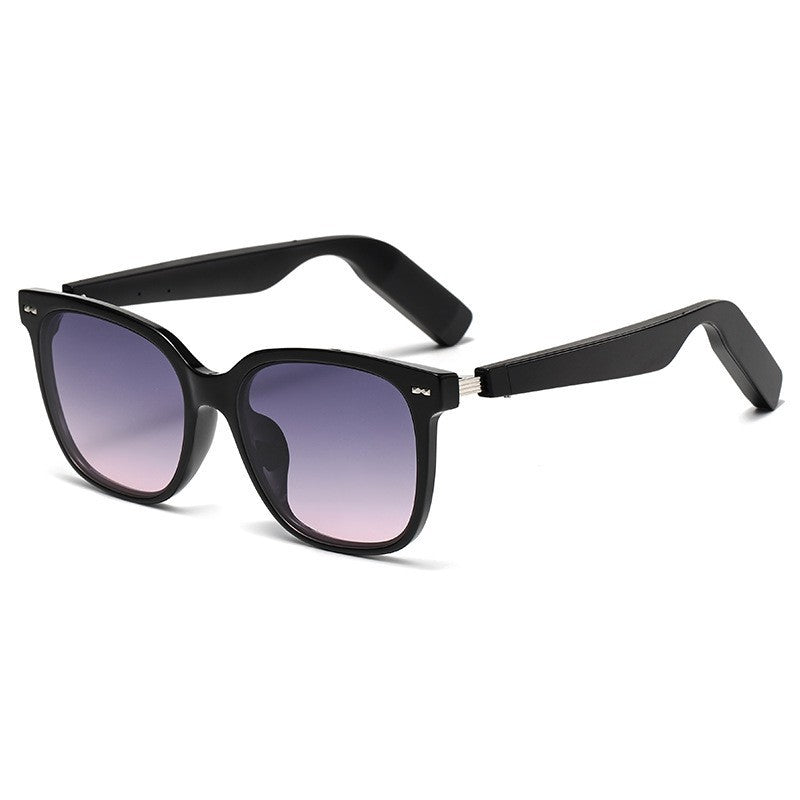 Purple Lenses Fashion Bluetooth Music Sunglasses Uv Protection Eyewear With Speakers Other Electronics