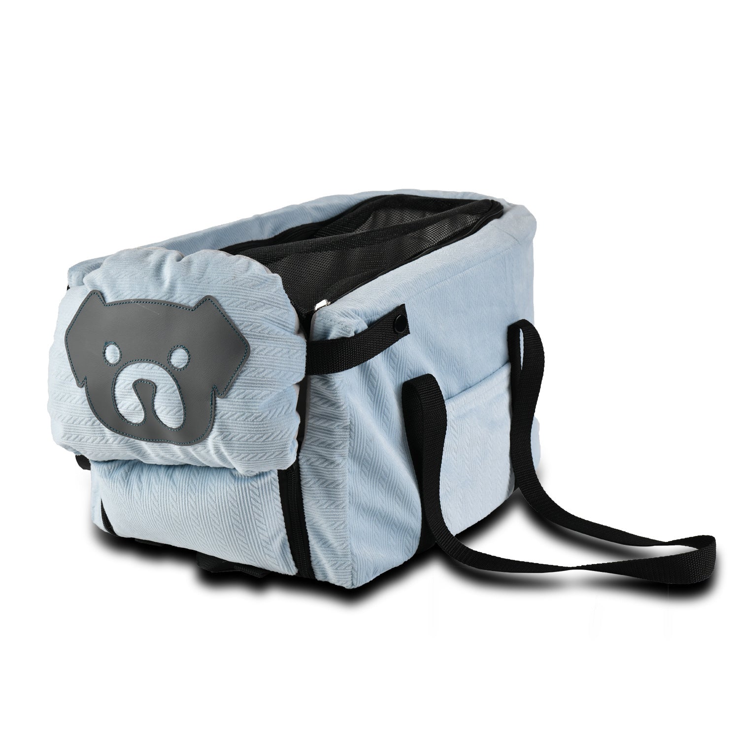 Blue Pet Car Booster Seat For Small Dogs Cats Safe Travel Carrier Bed Pet Transport