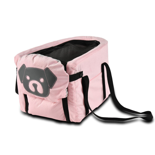 Pink Pet Car Booster Seat For Small Dogs & Cats Safe Travel Carrier Bed Small Animal Supplies