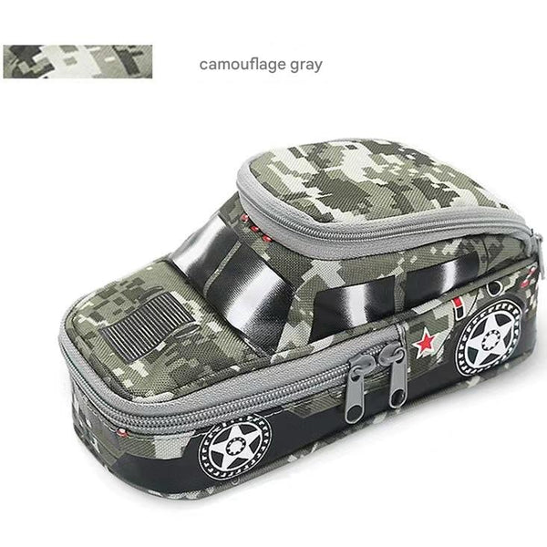 Three Piece Camouflage Pencil Case School Supplies For Students Pencil Cases