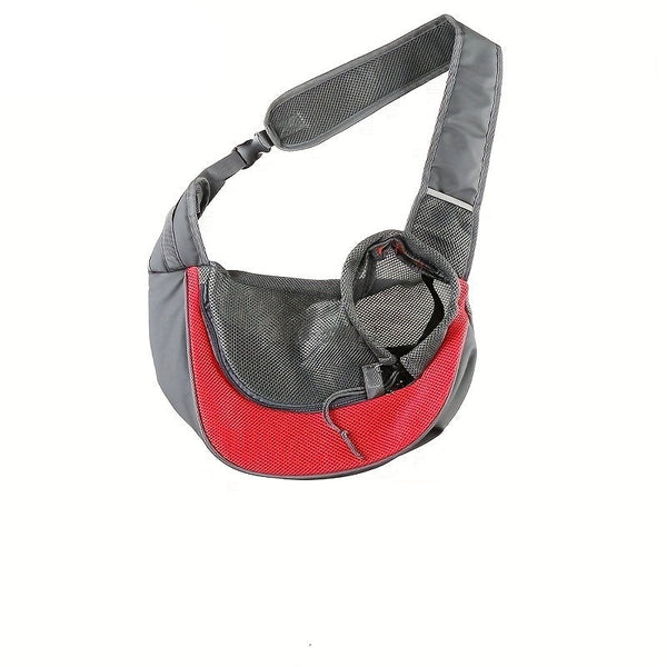 Red Oxford Fabric Pet Carrier For Cats And Puppies (Size L) Small Animal Supplies