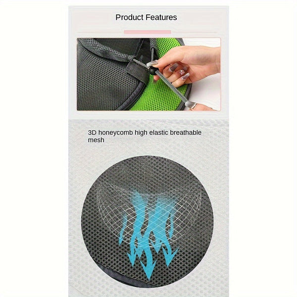 Red Oxford Fabric Pet Carrier For Cats And Puppies (Size L) Small Animal Supplies