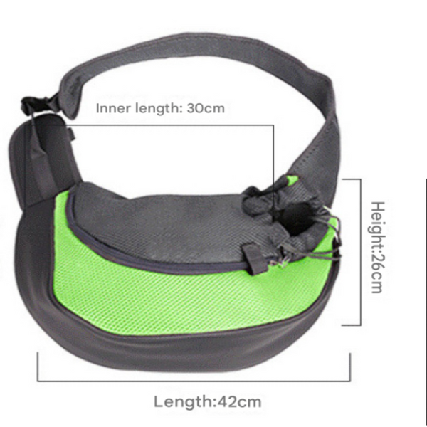 Purple Oxford Fabric Pet Carrier For Cats And Puppies Size L Small Animal Supplies