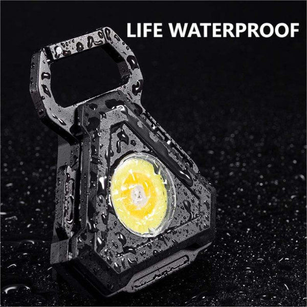 2 Pcs Triangle Mini Flashlight For Outdoor And Self Defense Use Flashlights