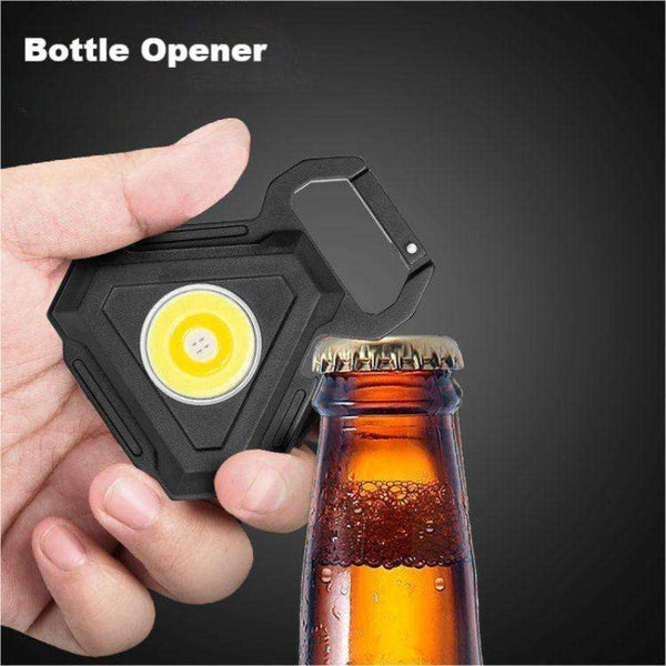 2 Pcs Triangle Mini Flashlight For Outdoor And Self Defense Use Flashlights