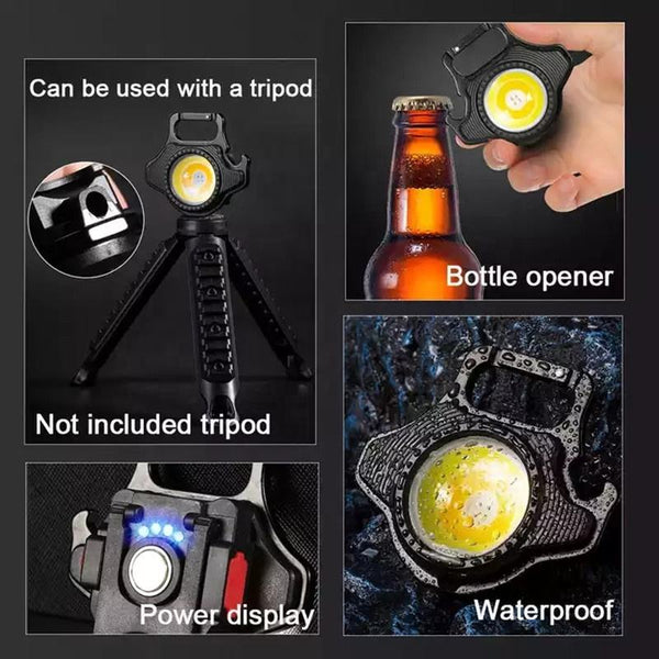 2 Pcs Black Mini Flashlight For Outdoor Use Flashlights