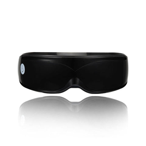 Black Touch Control Rechargeable Heated Eye Massager For Daily Use Massagers