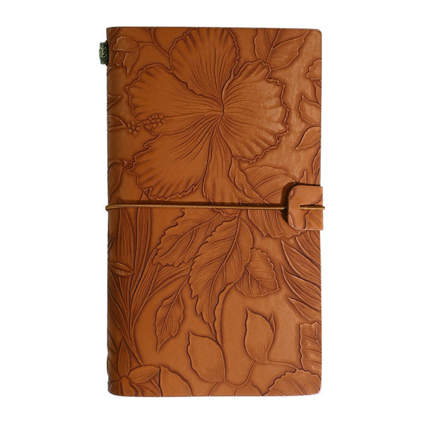 Green 2 Pack Floral Embossed Pu Leather Journals 192 Pages Each Notebooks