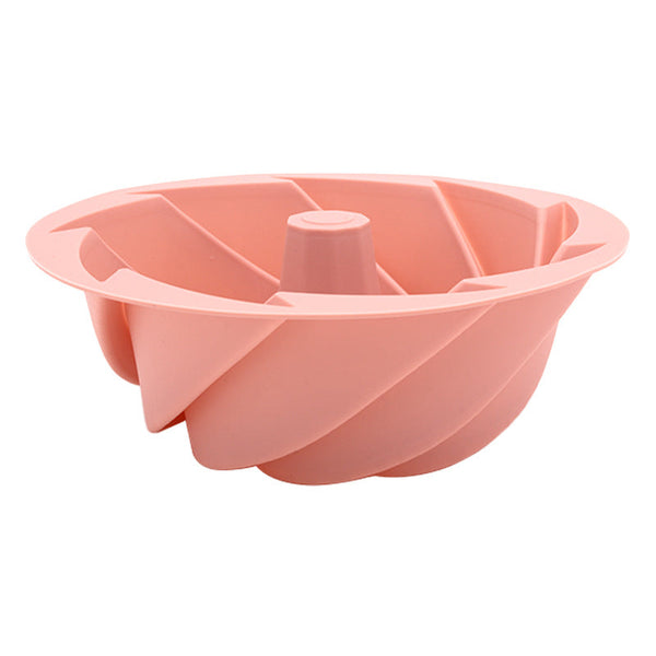 Pink Non Stick Silicone Cyclone Cake Pan Set (10 Molds) Perfect For Desserts Baking Cups & Cases