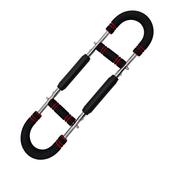 Red Black Adjustable U Shaped Arm Exerciser For Home Fitness Strength Training (40Kg) Other Equipment & Gear