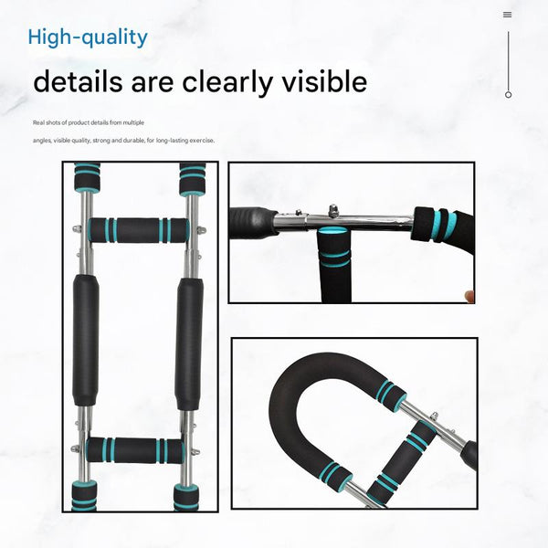 Red Black Adjustable U Shaped Arm Exerciser For Home Fitness Strength Training (40Kg) Other Equipment & Gear