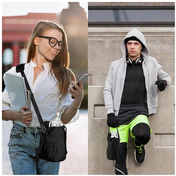 Grey Crossbody Water With Multiple Pockets Thermal Cooler Bag Women's Bags & Handbags