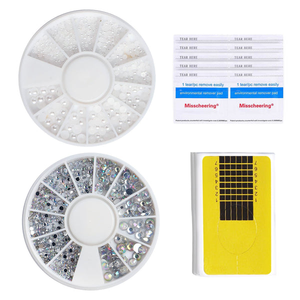 Complete Nail Art Manicure Kit Uv Led Lamp Electric Drill Brushes & Accessories Nail Dryers & Lamps