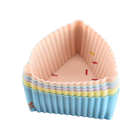 Style 10 Silicone Mini Cake Molds (30 Pack) For Cupcakes Desserts (6.7X6x3cm) Muffin Pans & Baking Moulds