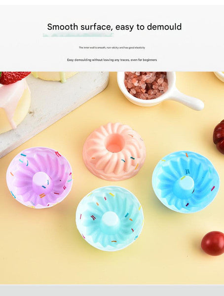 Style 10 Silicone Mini Cake Molds (30 Pack) For Cupcakes Desserts (6.7X6x3cm) Muffin Pans & Baking Moulds