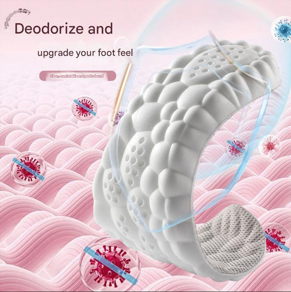 5 Pcs Pink 4D Cloud Technology Shoe Inserts High Rebound Super Soft Breathable Athletic Support (Size : 37 38/245Mm) Insoles & Shoe Inserts