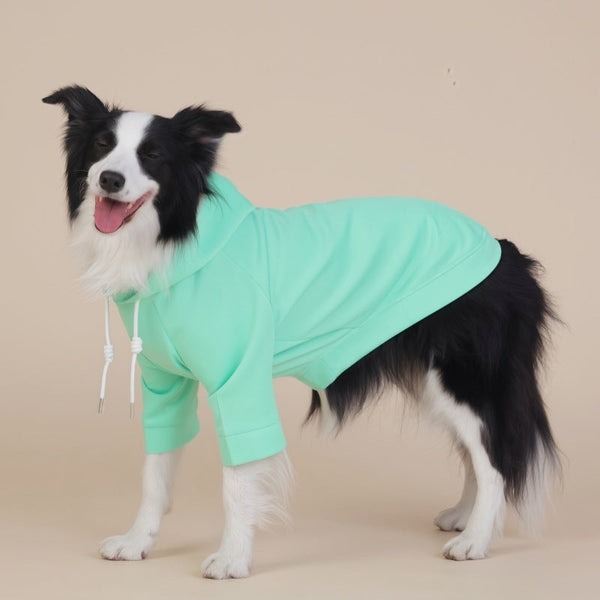 Green Classic Dog Sweatshirt With Hood & Drawstrings For Large Dogs (Size : Xl) Dog Clothing & Shoes
