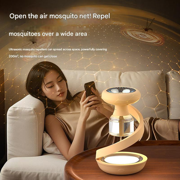 Beige 2 In 1 Mosquito Repellent Lamp & Starry Sky Night Light Projector Projectors