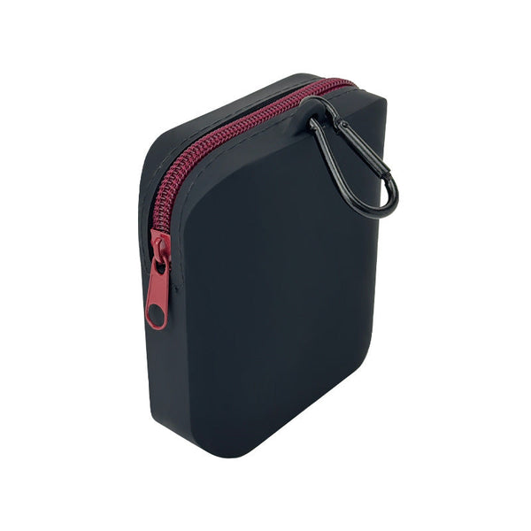 Black Silicone Dog Treat Pouch (Set Of 2) Waterproof Portable For Training & Walks Treat Bags