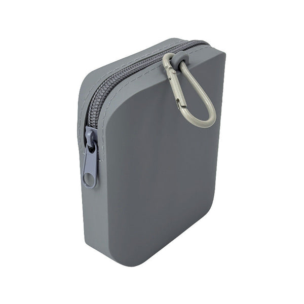 Black Silicone Dog Treat Pouch (Set Of 2) Waterproof Portable For Training & Walks Treat Bags