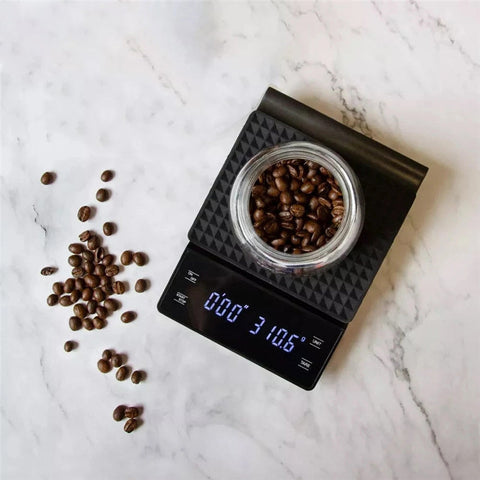 Digital Coffee Scale With Timer 0.1G Precision Usb Rechargeable Pour Over And Espresso Kitchen Scales