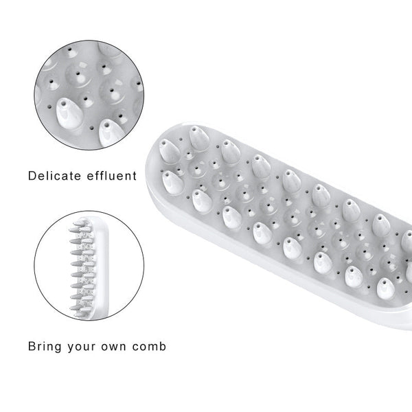 Handheld Pet Grooming Shower Sprayer With Comb Teeth Hose & Adapters Dog Grooming