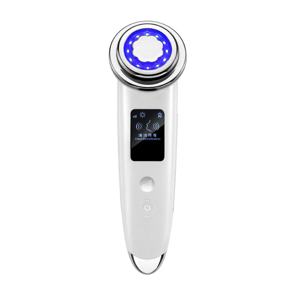 Ems Face Sculpting Tool Led Photon Hot Compress Vibration For Radiant & Firm Skin Anti Aging Products