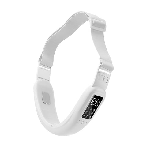 Smart V Shape Face Sculpting Device 5 Led Lights 15 Intensities Hot Compress Vibration Anti Aging Products