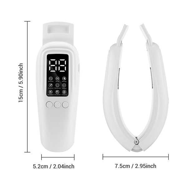 Smart V Shape Face Sculpting Device 5 Led Lights 15 Intensities Hot Compress Vibration Anti Aging Products