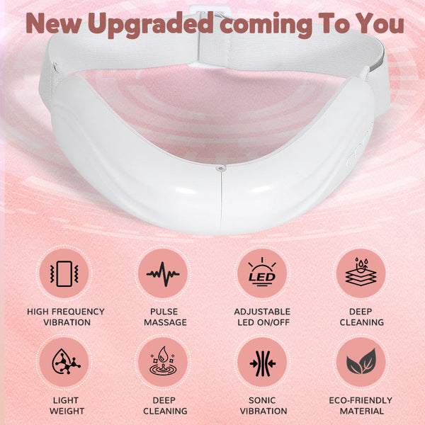 Electric V Shape Face Sculpting Massager Ems Led Skincare & Heat For Slimming Anti Aging Products