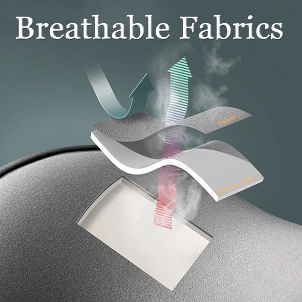 Brown Ergonomic Memory Foam Car Headrest & Lumbar Support Cushion Set Driving Comfort Neck Back Pillow Pillows